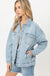 Denim oversized jacket - LECCE