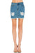 Distressed Denim Skirt LECCE