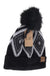 Diamond Geometric Pattern Pom C.C. Beanie - LECCE
