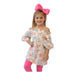   IVORY CACTUS PRINTED TUNIC FOR GIRLS
