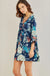 Floral print dress NAVY 