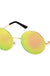 Fashion Metal Round Sunglasses - LECCE