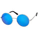 Fashion Metal Round Sunglasses - LECCE