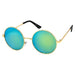 Fashion Metal Round Sunglasses - LECCE