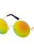 Fashion Metal Round Sunglasses - LECCE