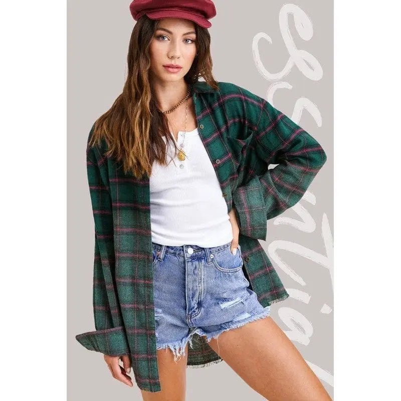 Flannels & Plaid Kayla shirt - LECCE
