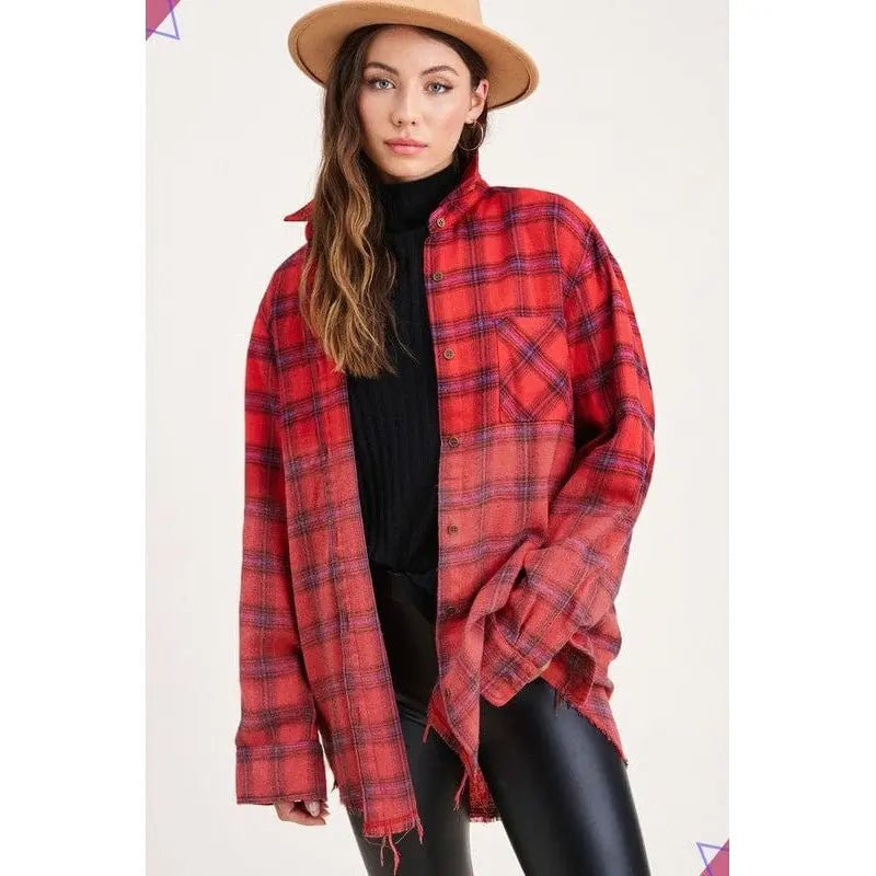 Flannels & Plaid Kayla shirt - LECCE