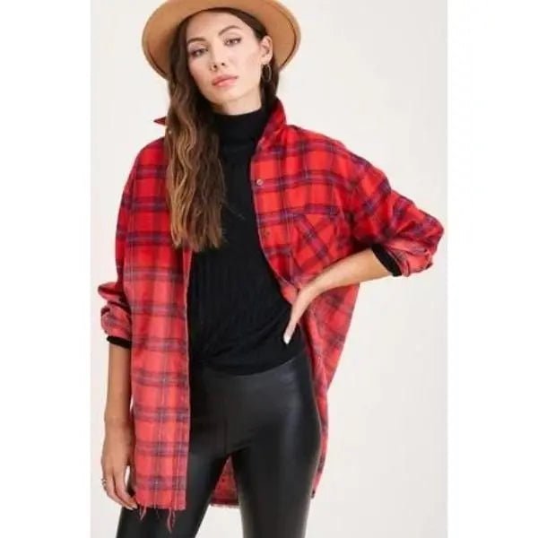 Flannels & Plaid Kayla shirt - LECCE