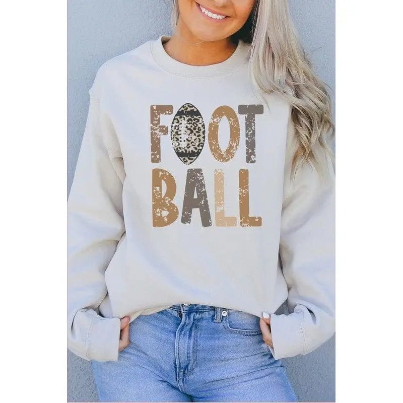 Football Distressed Sweatshirt - LECCE