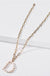 Fresh water pearl initial letter necklace - LECCE