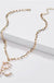 Fresh water pearl initial letter necklace - LECCE
