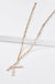 Fresh water pearl initial letter necklace - LECCE