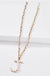 Fresh water pearl initial letter necklace - LECCE