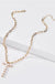 Fresh water pearl initial letter necklace - LECCE