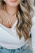 Fresh water pearl initial letter necklace - LECCE