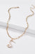 Fresh water pearl initial letter necklace - LECCE