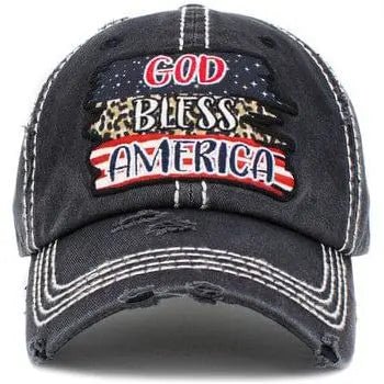 God bless america vintage ballcap - LECCE