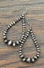 Gradual Navajo Pearl Tear Drop Earrings - LECCE
