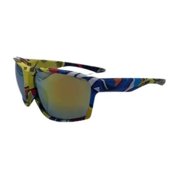 Graphic Sports Wrap Sunglasses - LECCE