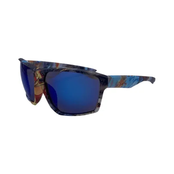 Graphic Sports Wrap Sunglasses - LECCE