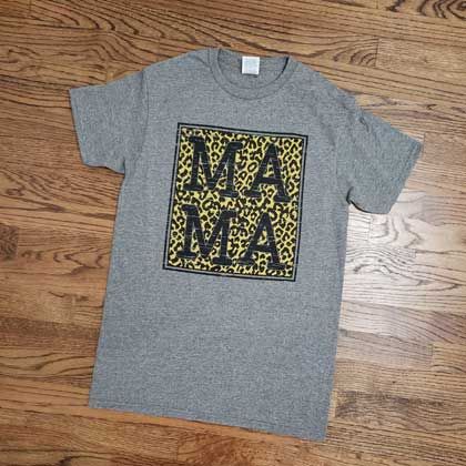Leopard Mama t-shirt