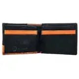 Hands up basket weave" front pocket bifold hooey wallet - LECCE