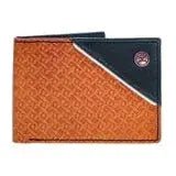 Hands up basket weave" front pocket bifold hooey wallet - LECCE