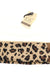 LEOPARD PRINT CC BEANIE TAIL IVORY
