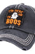 Here For The Boos washed vintage ballcap - LECCE