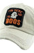 Here For The Boos washed vintage ballcap - LECCE