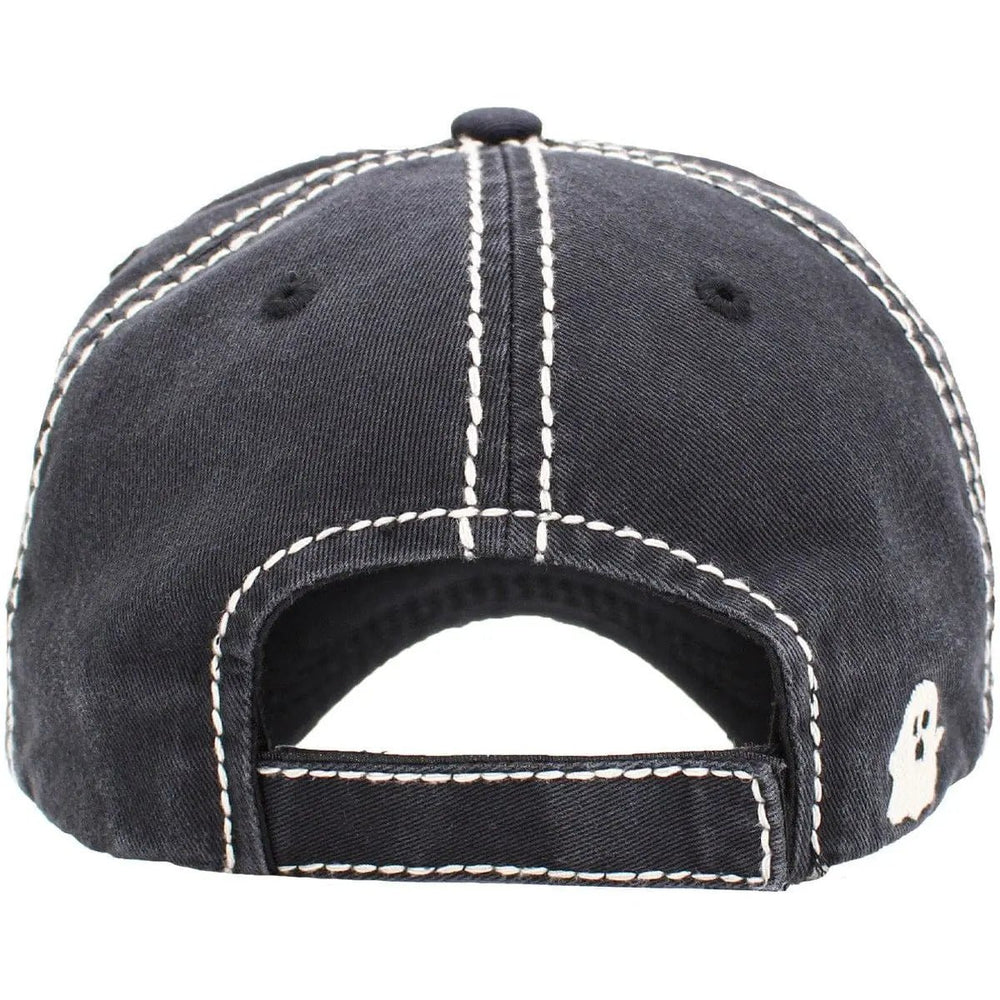 Here For The Boos washed vintage ballcap - LECCE