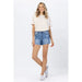 Hi waist distressed shorts - LECCE