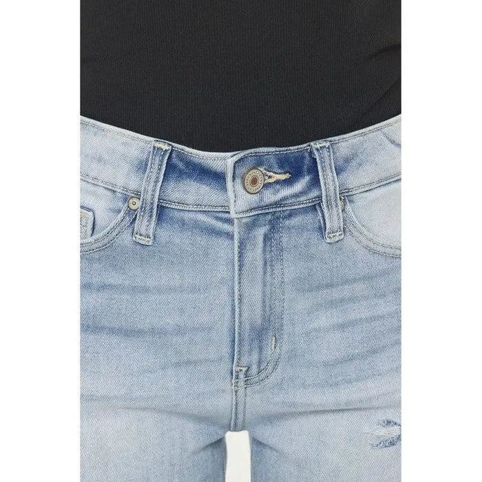 High rise denim shorts jeans - LECCE