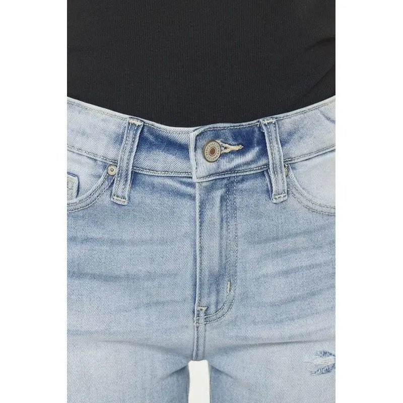 High rise denim shorts jeans - LECCE