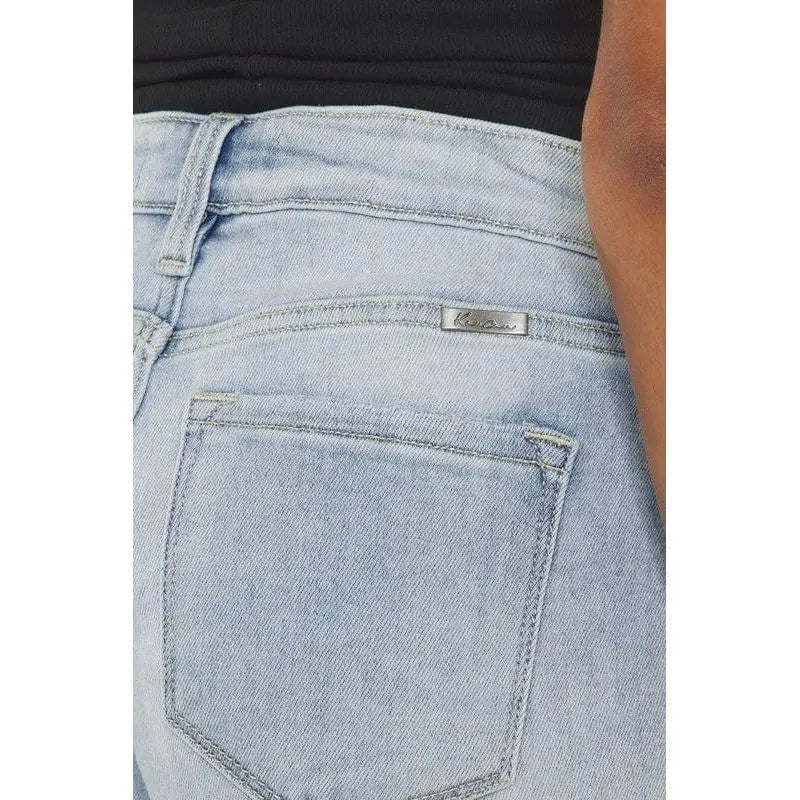 High rise denim shorts jeans - LECCE