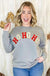Ho ho ho chenille sweatshirt - LECCE