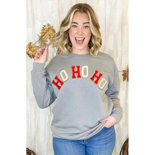 Ho ho ho chenille sweatshirt - LECCE