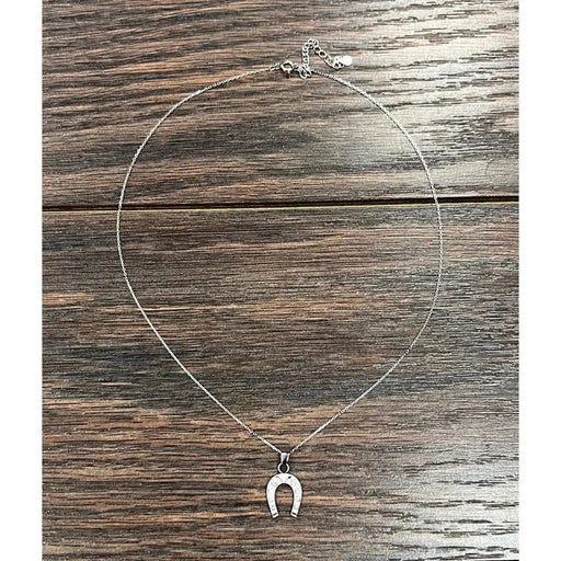 Horseshoe Pendant Necklace - LECCE