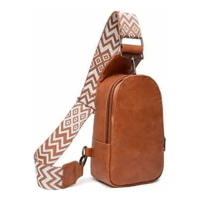 Hot vegan leather fanny packs with guitar strap - LECCE