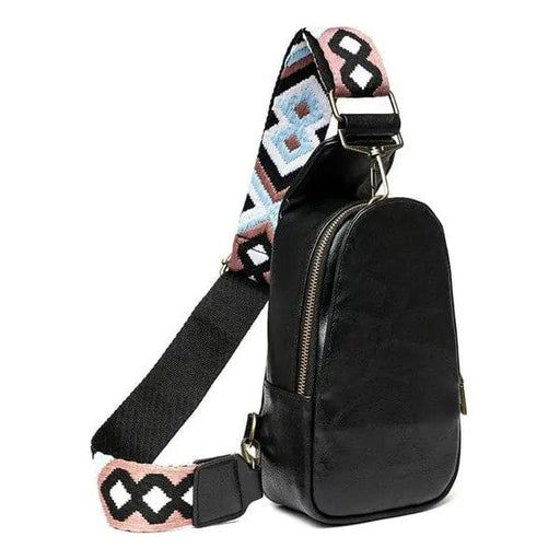 Hot vegan leather fanny packs with guitar strap - LECCE