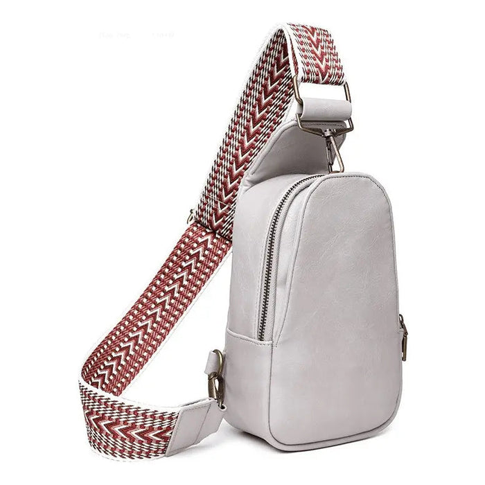 Hot vegan leather fanny packs with guitar strap - LECCE