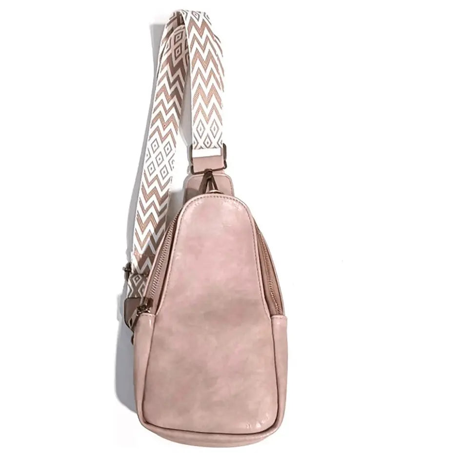 Hot vegan leather fanny packs with guitar strap - LECCE
