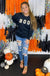 Ideal chenille boo halloween sweatshirt - LECCE