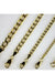 10K Yellow Gold Hollow Miami Cuban LECCE