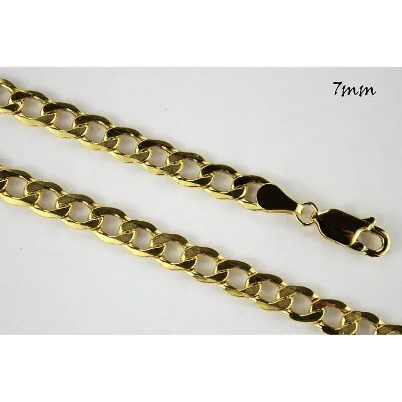 10K Yellow Gold Hollow Miami Cuban LECCE