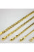 10K Yellow Gold Hollow Miami Cuban LECCE