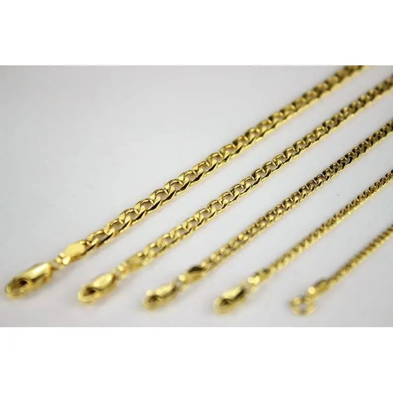 10K Yellow Gold Hollow Miami Cuban LECCE