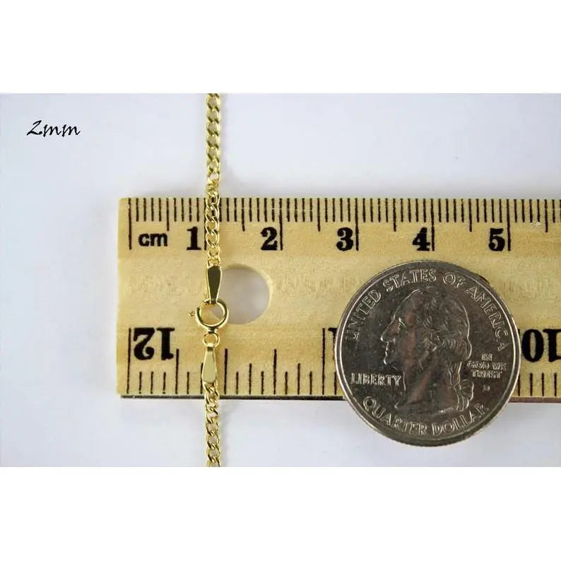 10K Yellow Gold Hollow Miami Cuban LECCE
