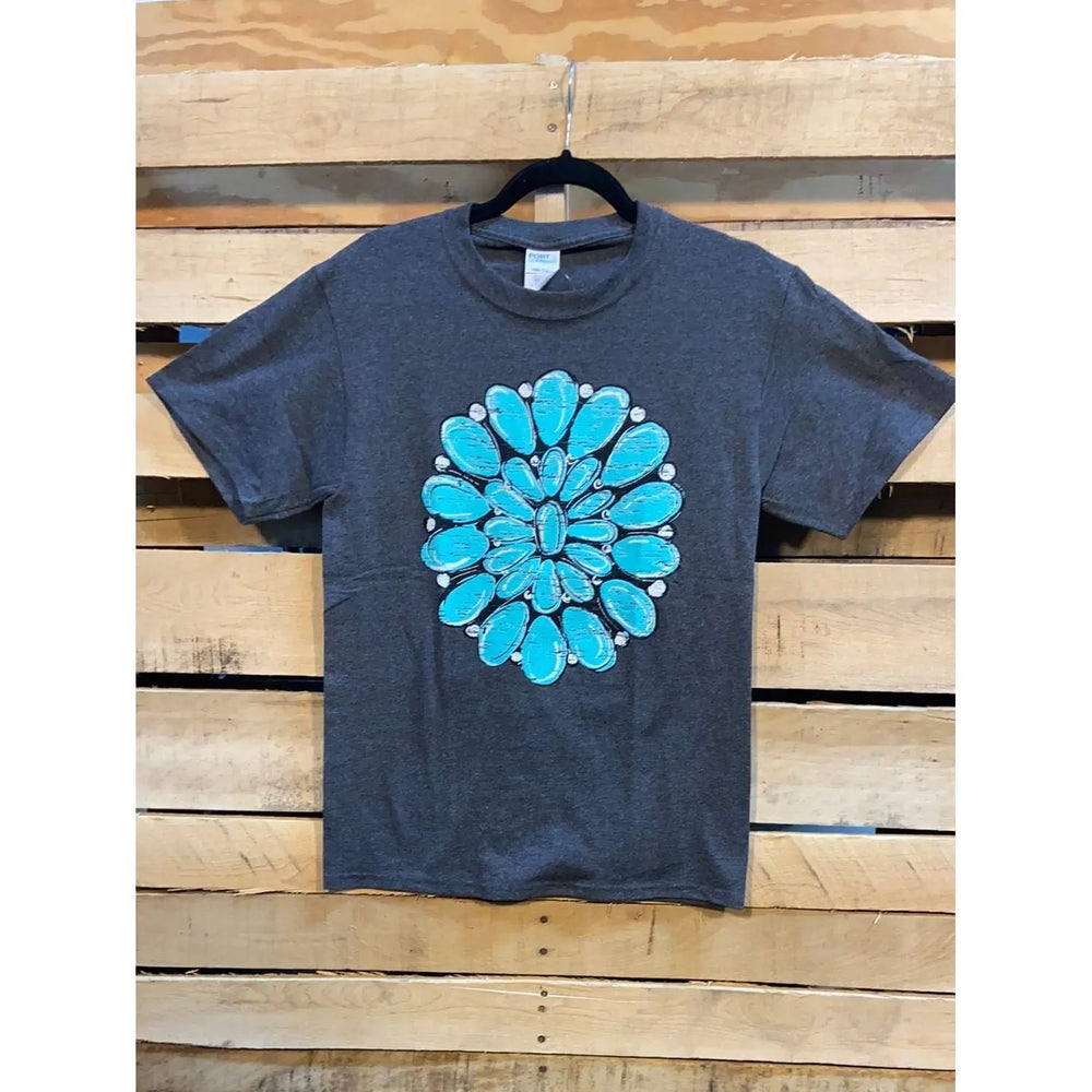 Turquoise stone t-shirt LECCE