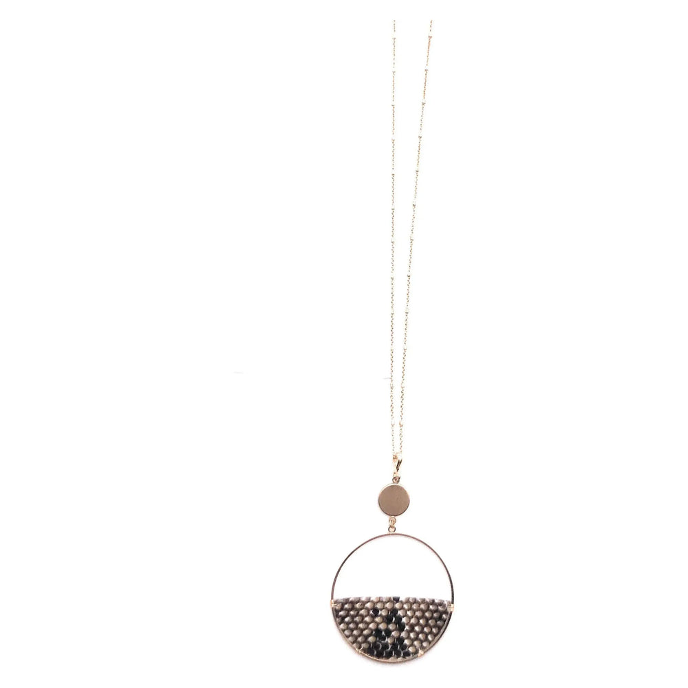 Animal Print Semi Circle Necklace LECCE